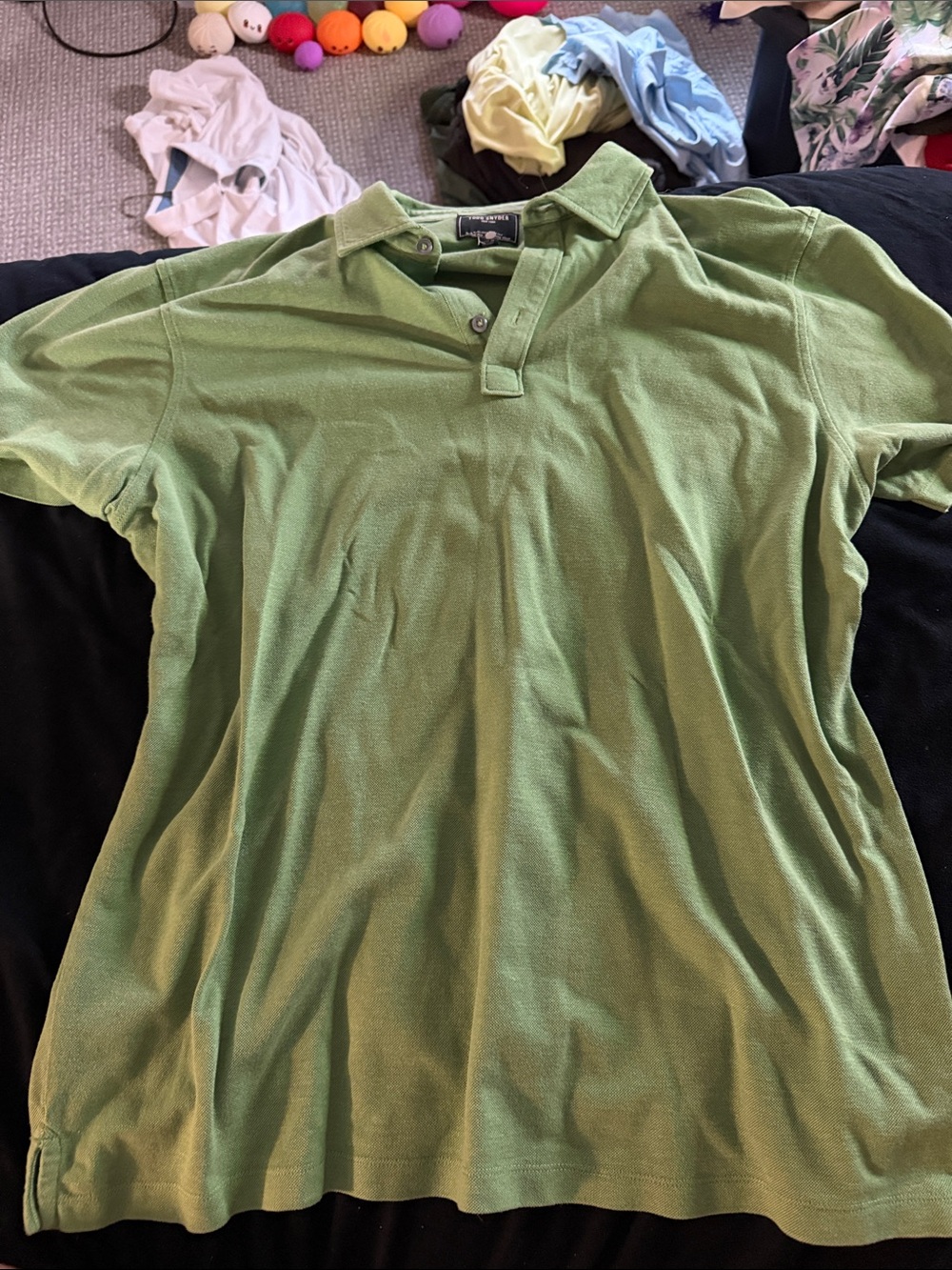 Todd Snyder Light Green Pique Polo Shirt